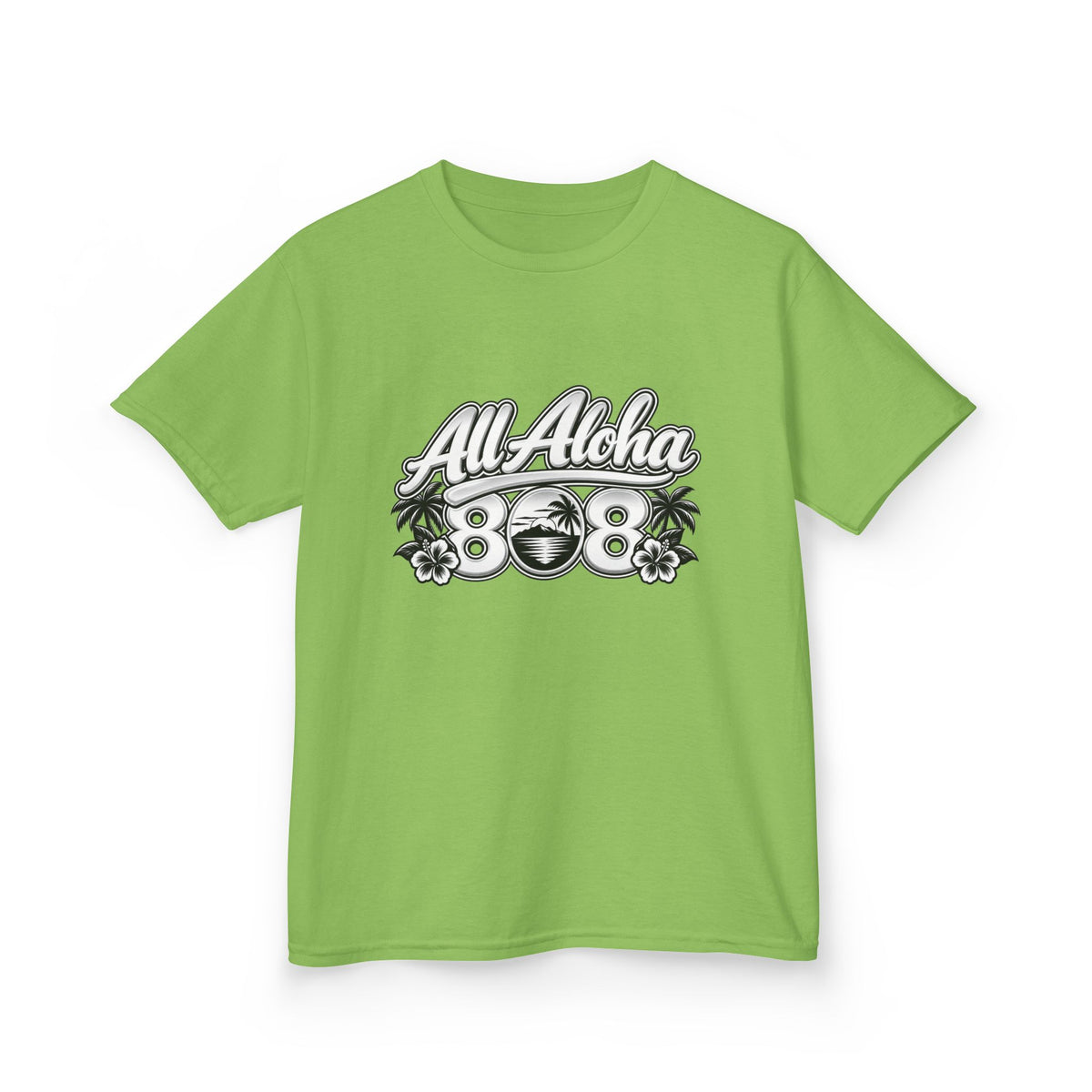 All Aloha Kids T‑Shirt — Hawaiian Surf Beach Graphic Tee