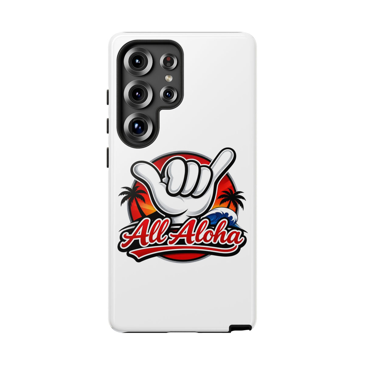 All Aloha Shaka Phone Case — Tropical Surf Protective Cover