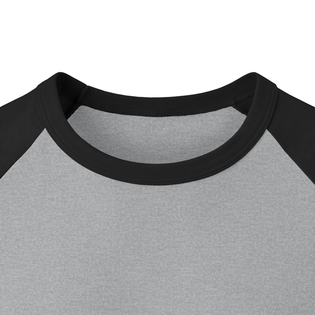 Raglan Shirt — 'All Aloha Brand' Retro Gold Script Baseball Tee