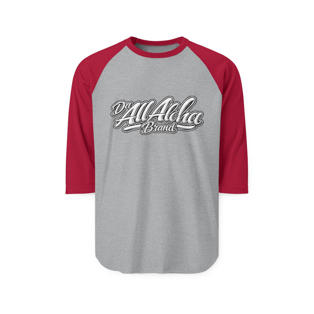 All Aloha Raglan Shirt — Vintage Script Baseball Tee
