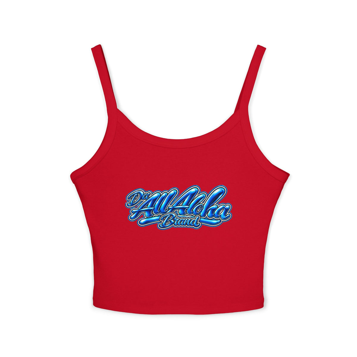 Aloha Vibes Crop Tank — Women's Spaghetti Strap Tank Top