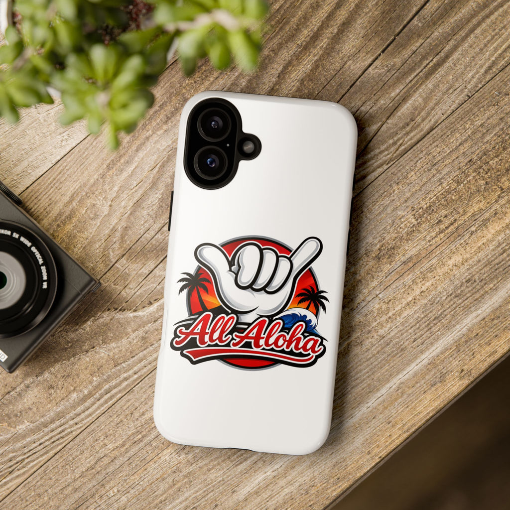 All Aloha Shaka Phone Case — Tropical Surf Protective Cover