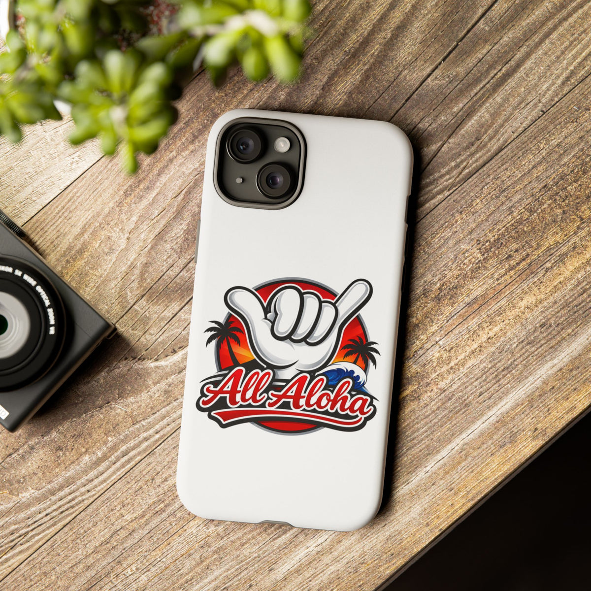 All Aloha Shaka Phone Case — Tropical Surf Protective Cover