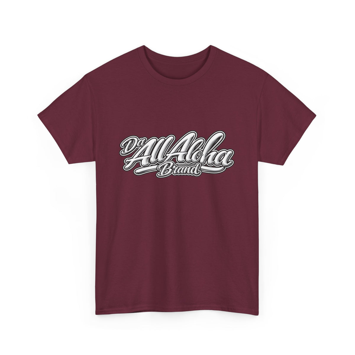 All Aloha Brand T-Shirt — Retro Script Graphic Tee