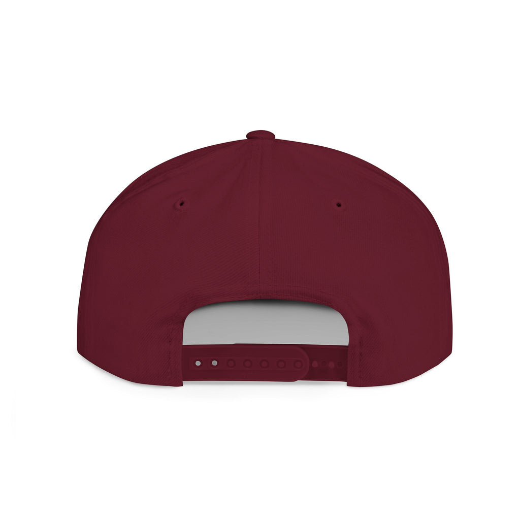 Camo Flat Bill Snapback Hat — 'All Aloha' Embroidered Trucker Cap