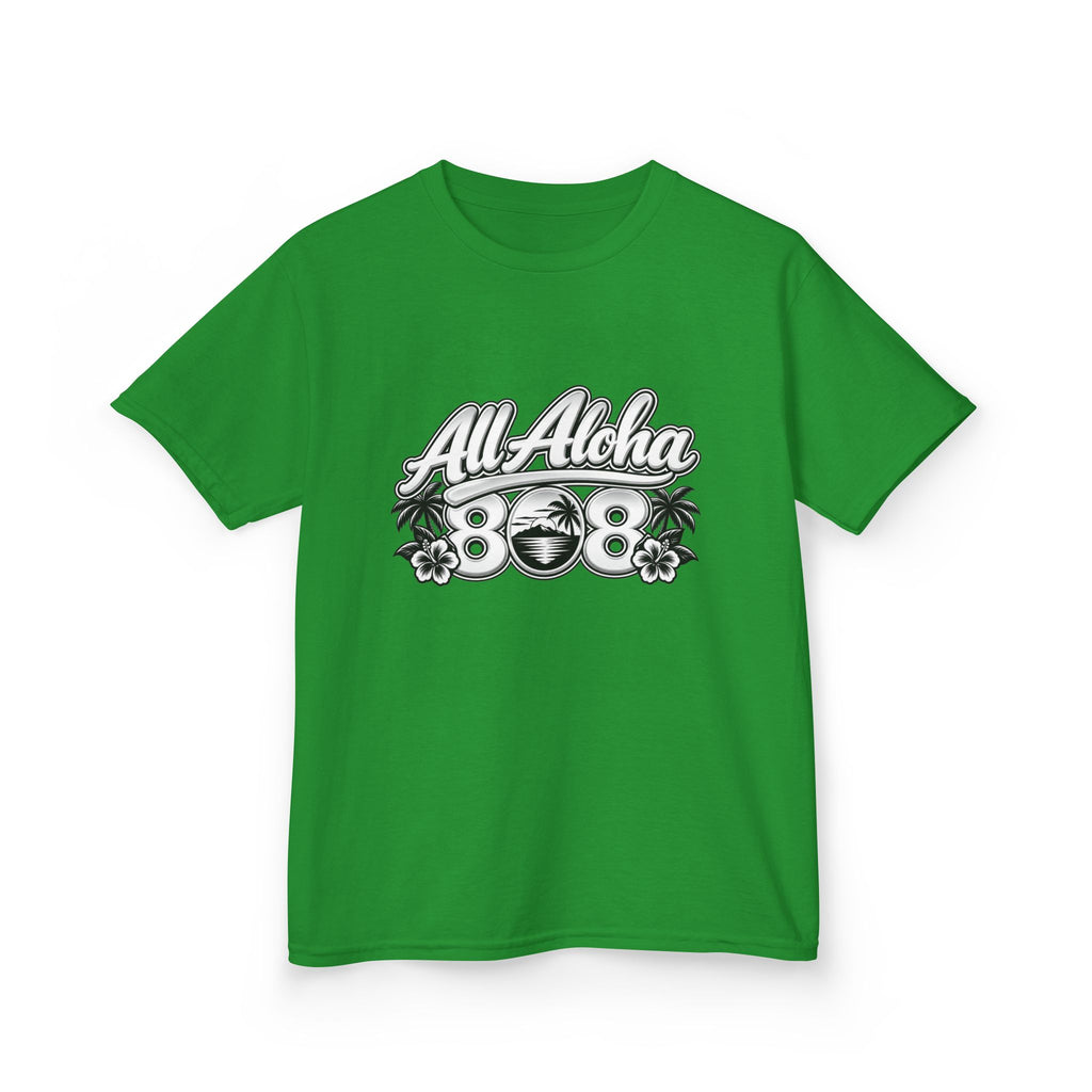 All Aloha Kids T‑Shirt — Hawaiian Surf Beach Graphic Tee