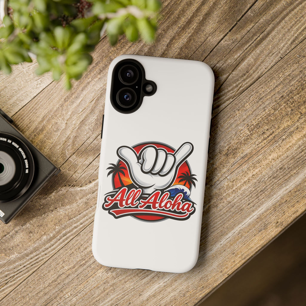 All Aloha Shaka Phone Case — Tropical Surf Protective Cover