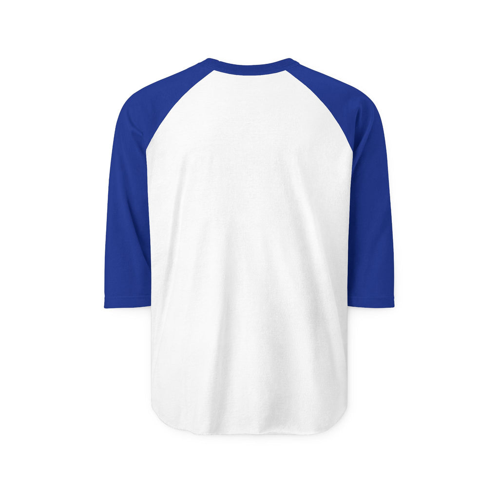 Aloha Script Raglan Shirt — Black & White 3/4 Sleeve