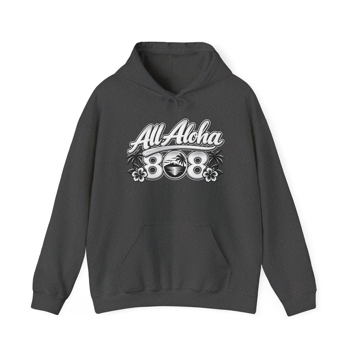 808 All Aloha Hoodie — Hawaiian 808 Pride Pullover