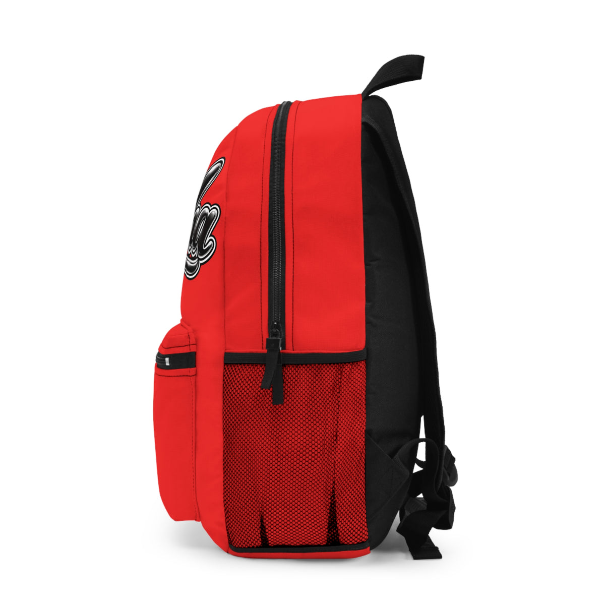 All Aloha Brand Red Backpack — Streetwear Logo Daypack