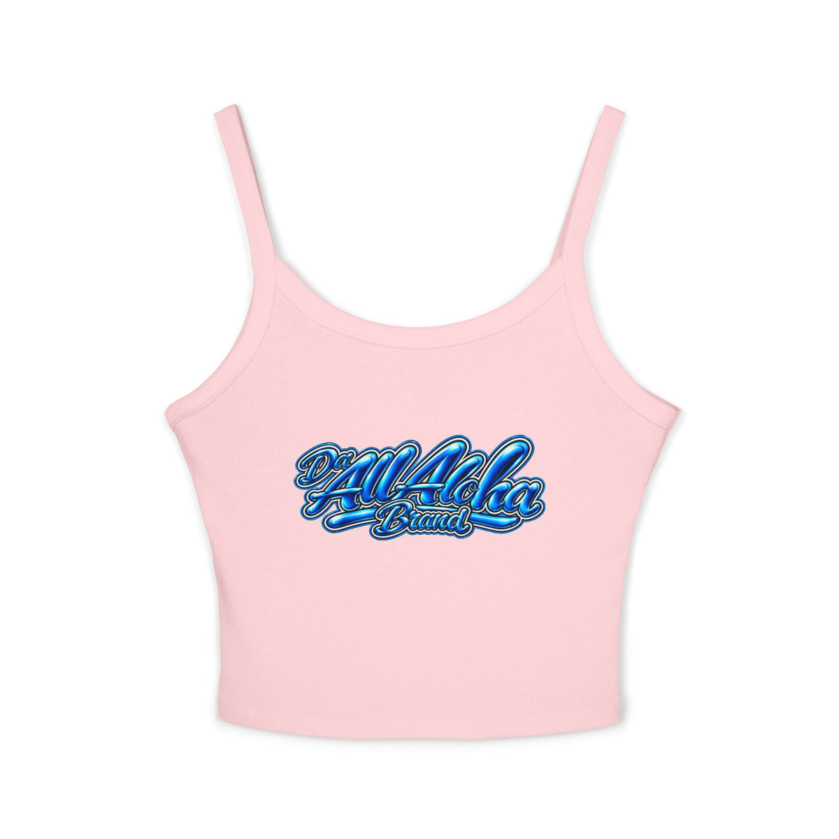 Aloha Vibes Crop Tank — Women's Spaghetti Strap Tank Top