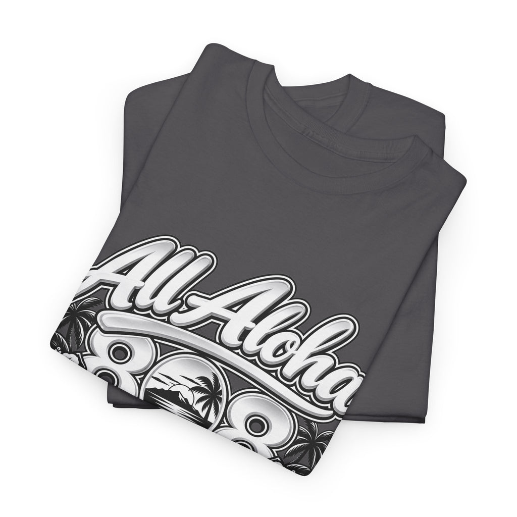 All Aloha 808 T-Shirt — Hawaiian Vintage Surf Tee