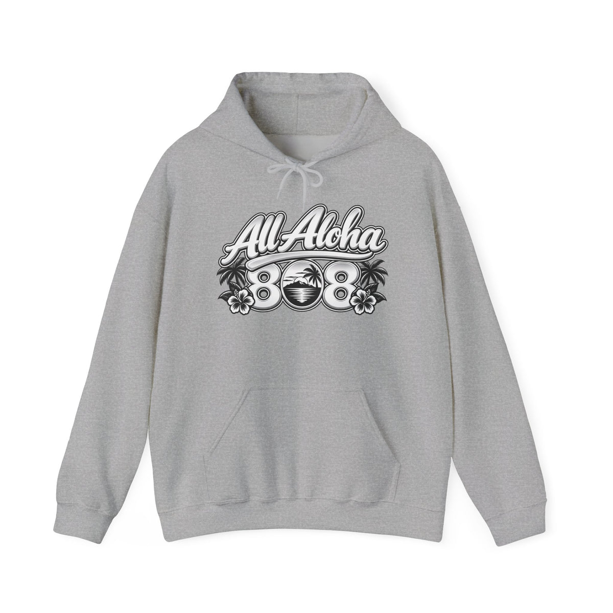 808 All Aloha Hoodie — Hawaiian 808 Pride Pullover