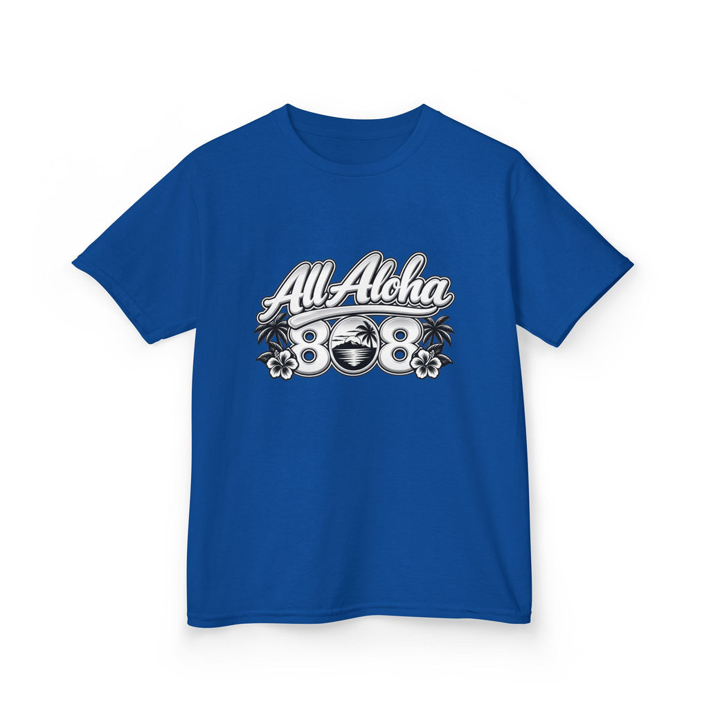All Aloha Kids T‑Shirt — Hawaiian Surf Beach Graphic Tee