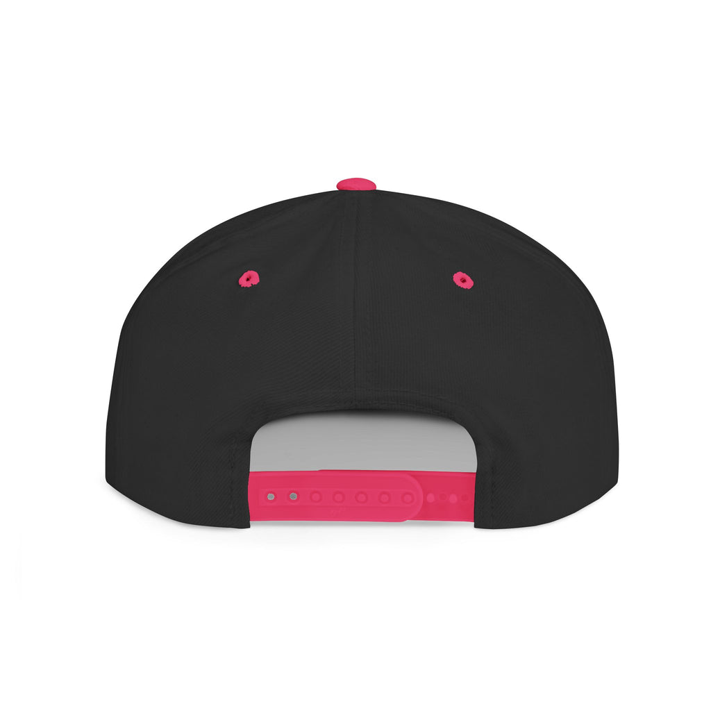 Camo Flat Bill Snapback Hat — 'All Aloha' Embroidered Trucker Cap