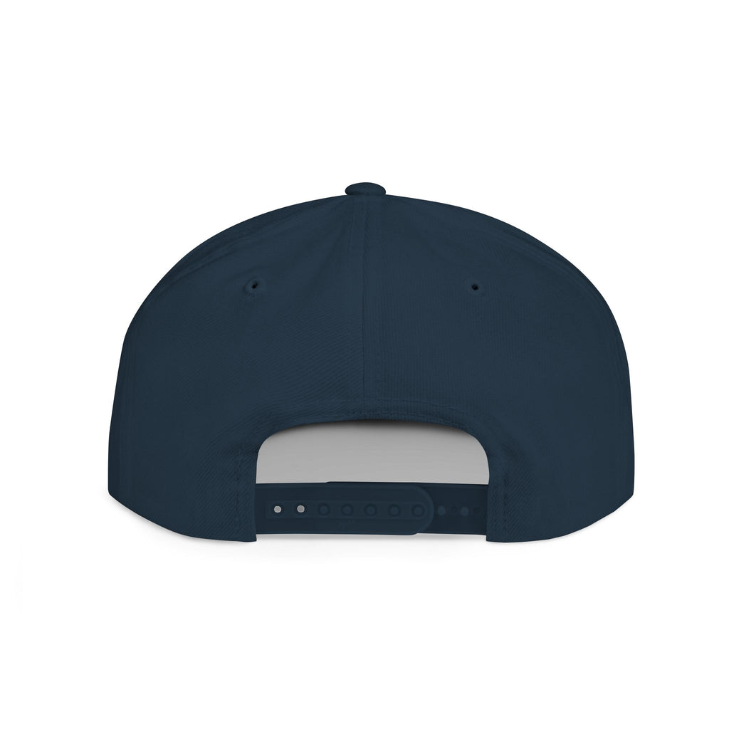 Camo Flat Bill Snapback Hat — 'All Aloha' Embroidered Trucker Cap