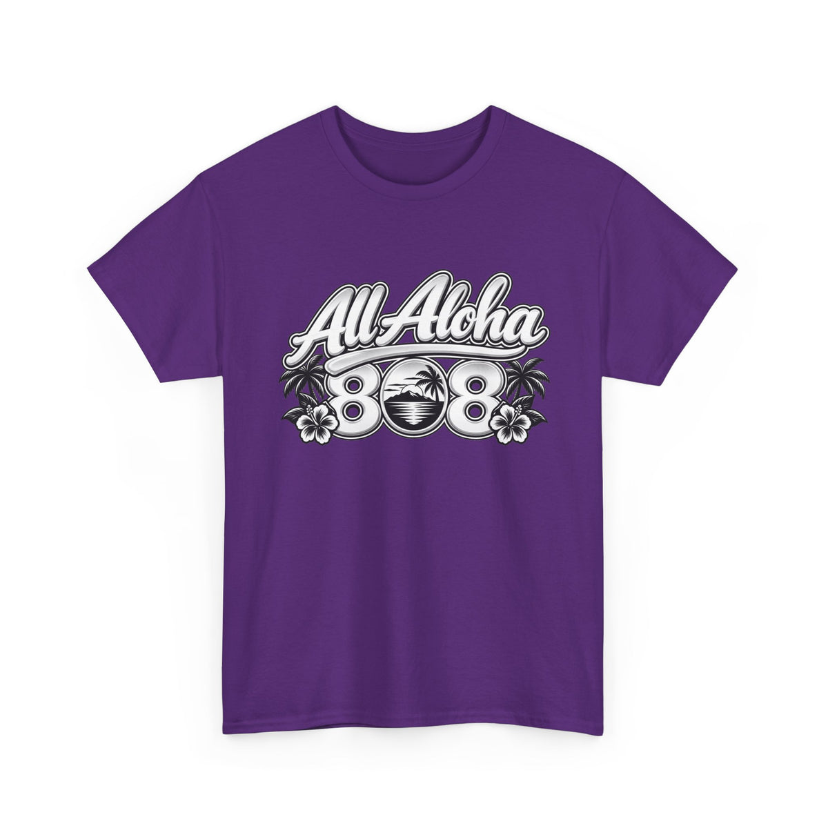 All Aloha 808 T-Shirt — Hawaiian Vintage Surf Tee