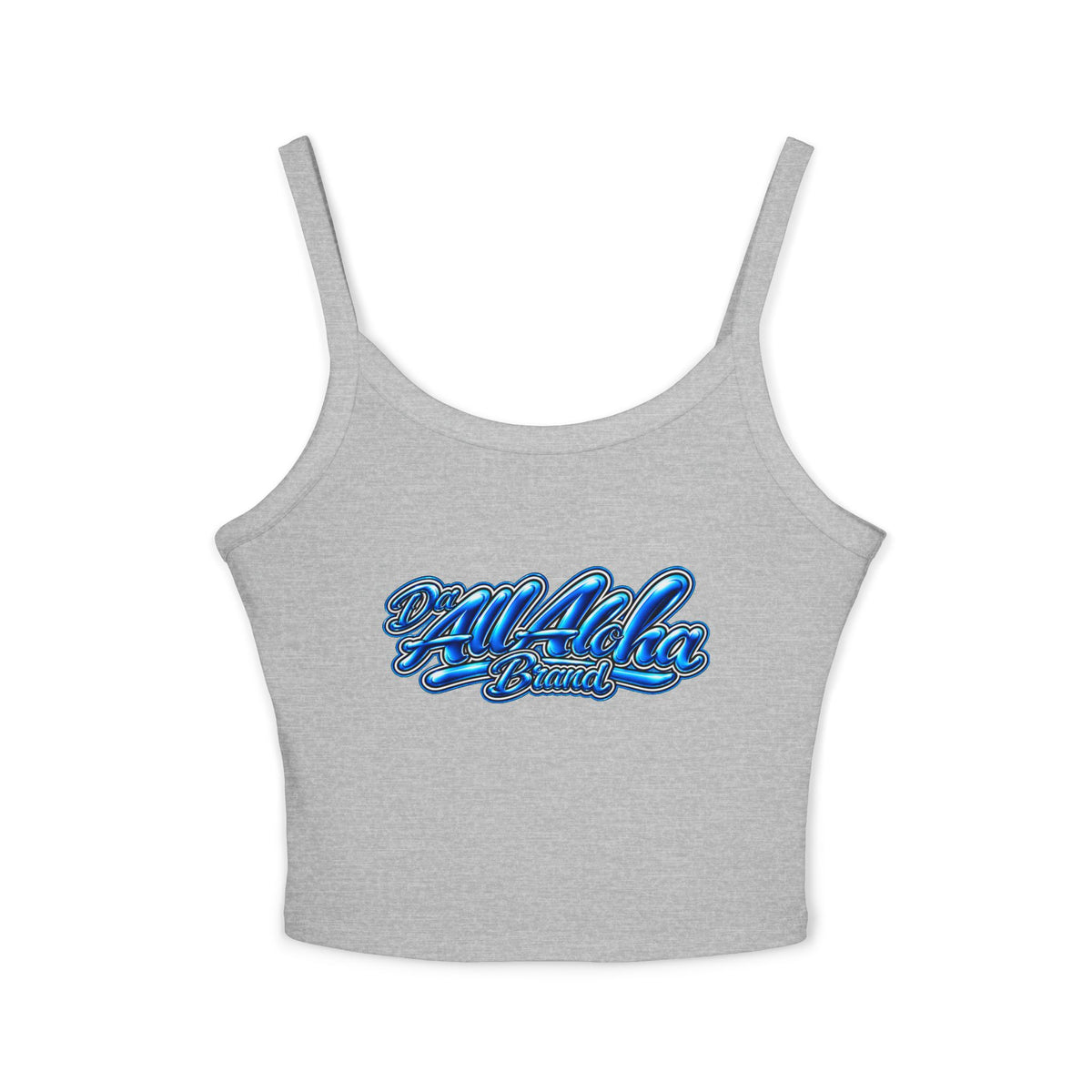 Aloha Vibes Crop Tank — Women's Spaghetti Strap Tank Top