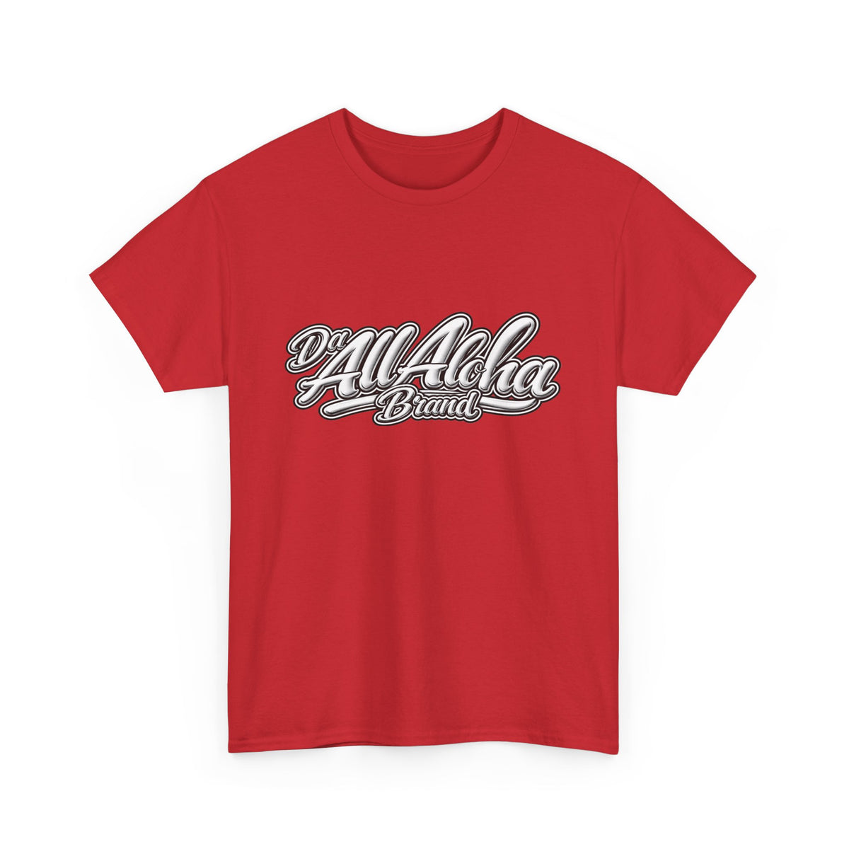 All Aloha Brand T-Shirt — Retro Script Graphic Tee