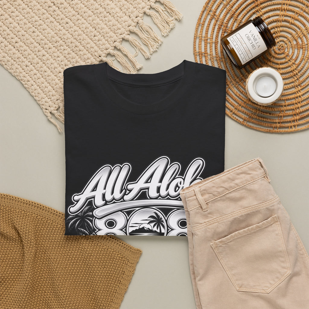 All Aloha 808 T-Shirt — Hawaiian Vintage Surf Tee