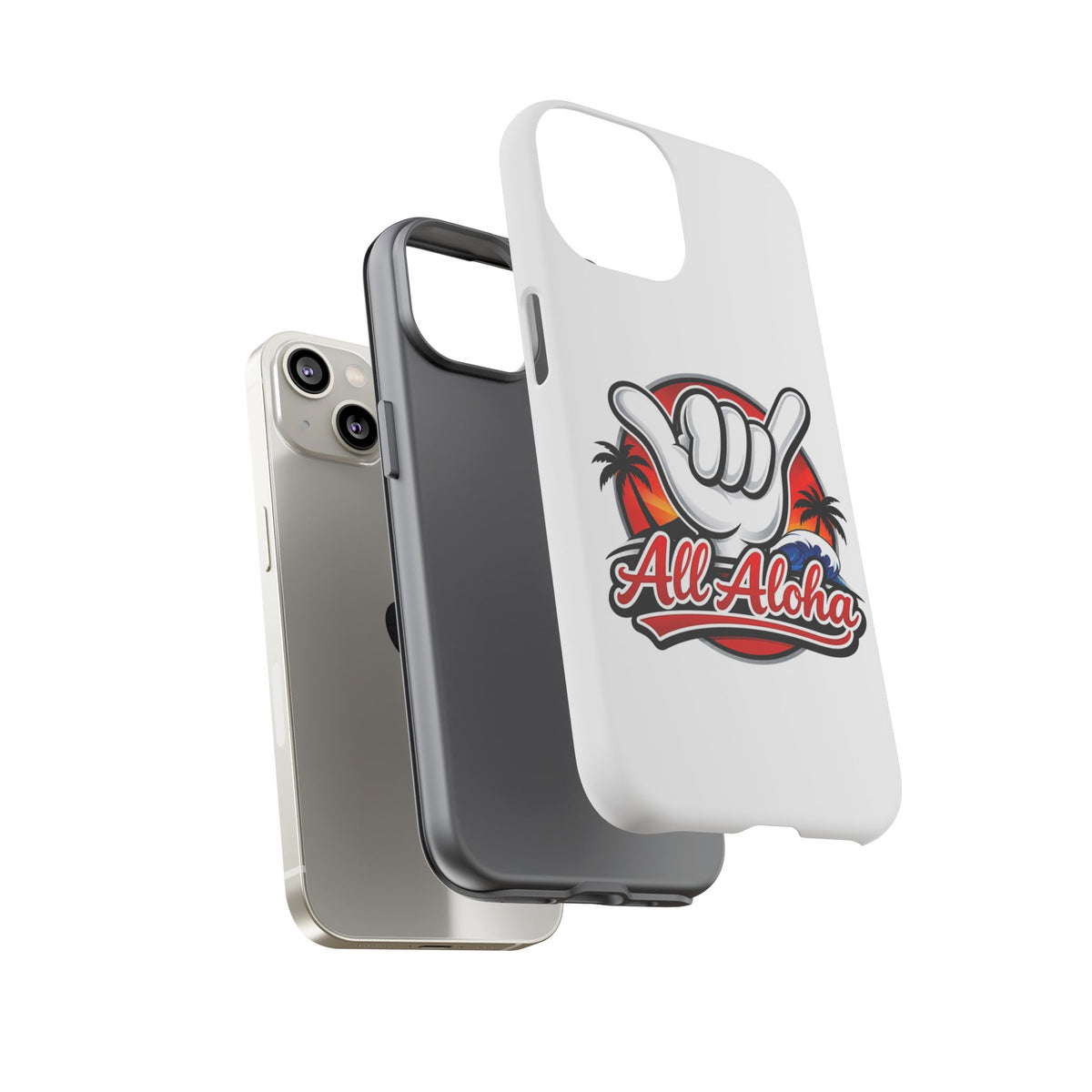 All Aloha Shaka Phone Case — Tropical Surf Protective Cover