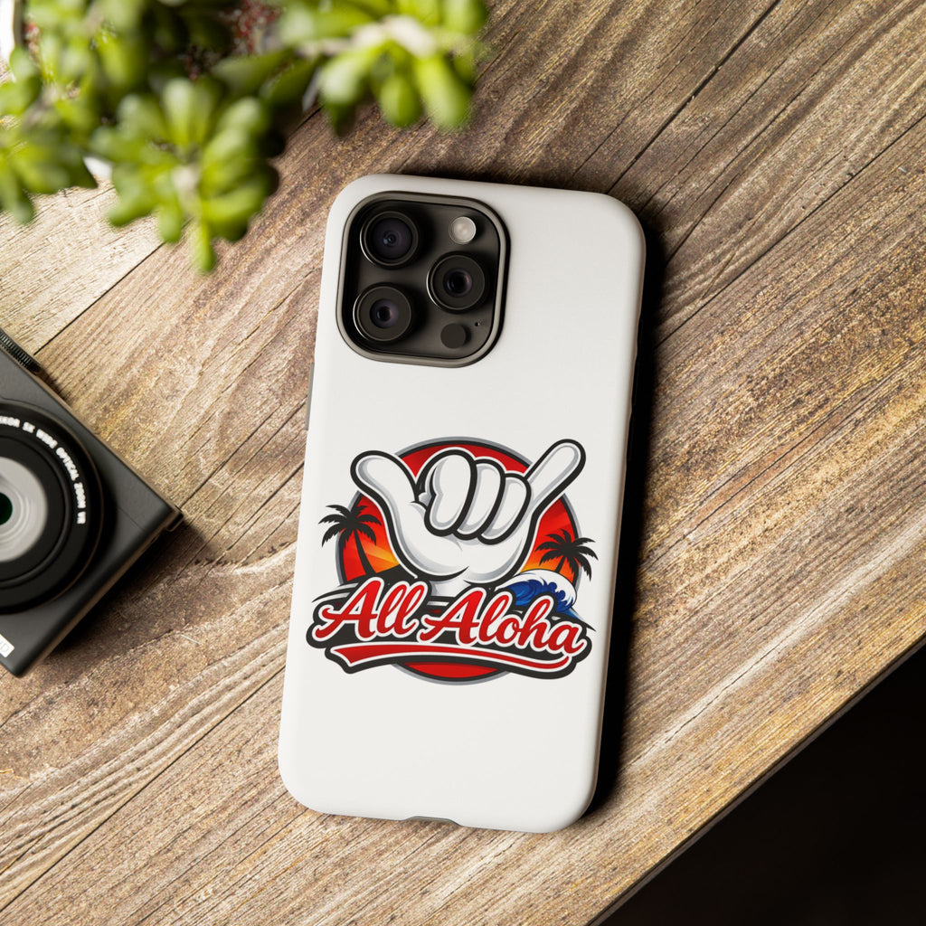 All Aloha Shaka Phone Case — Tropical Surf Protective Cover