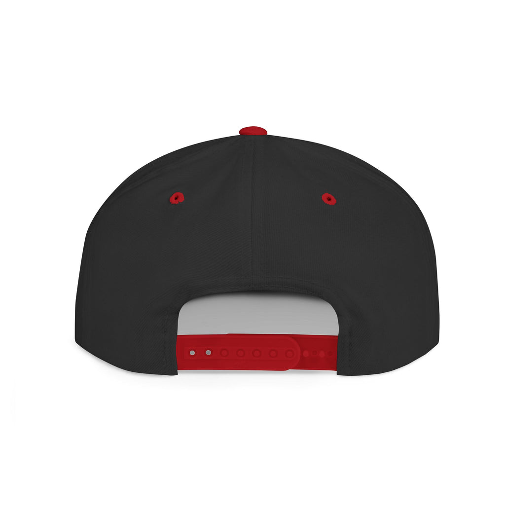 Camo Flat Bill Snapback Hat — 'All Aloha' Embroidered Trucker Cap