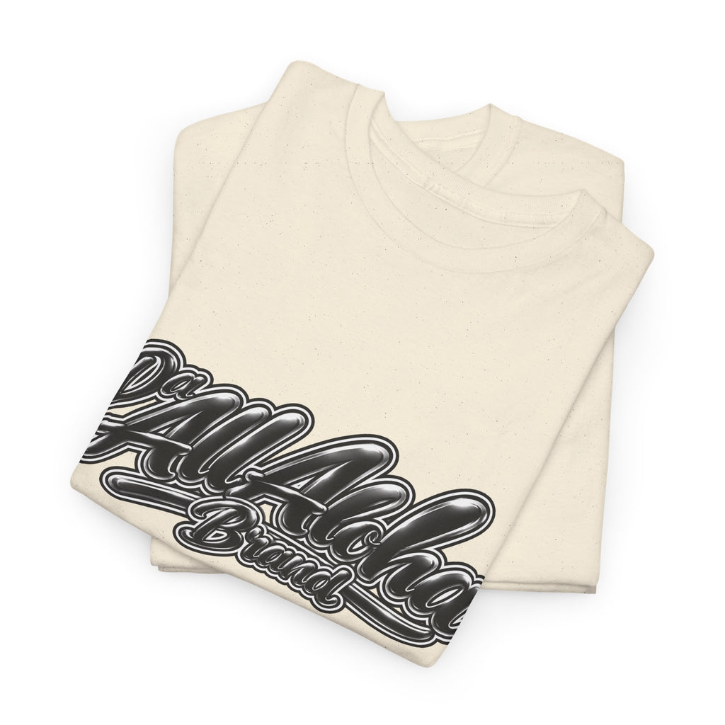 Aloha Brand Script T-Shirt — Retro Hawaiian Surf Graphic Tee