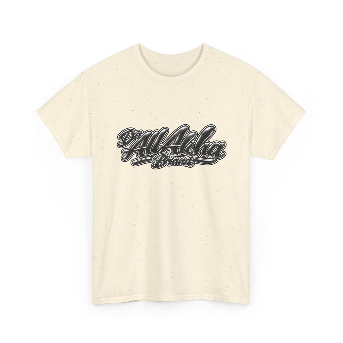 Aloha Brand Script T-Shirt — Retro Hawaiian Surf Graphic Tee