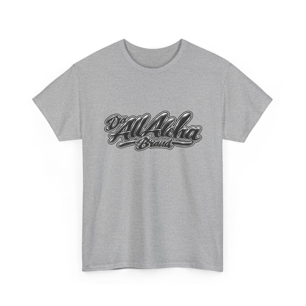 Aloha Brand Script T-Shirt — Retro Hawaiian Surf Graphic Tee