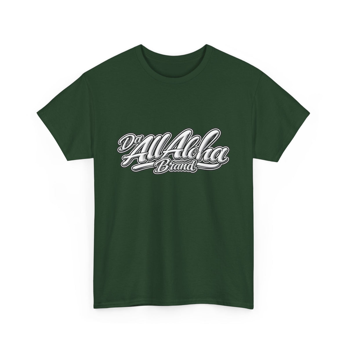 All Aloha Brand T-Shirt — Retro Script Graphic Tee