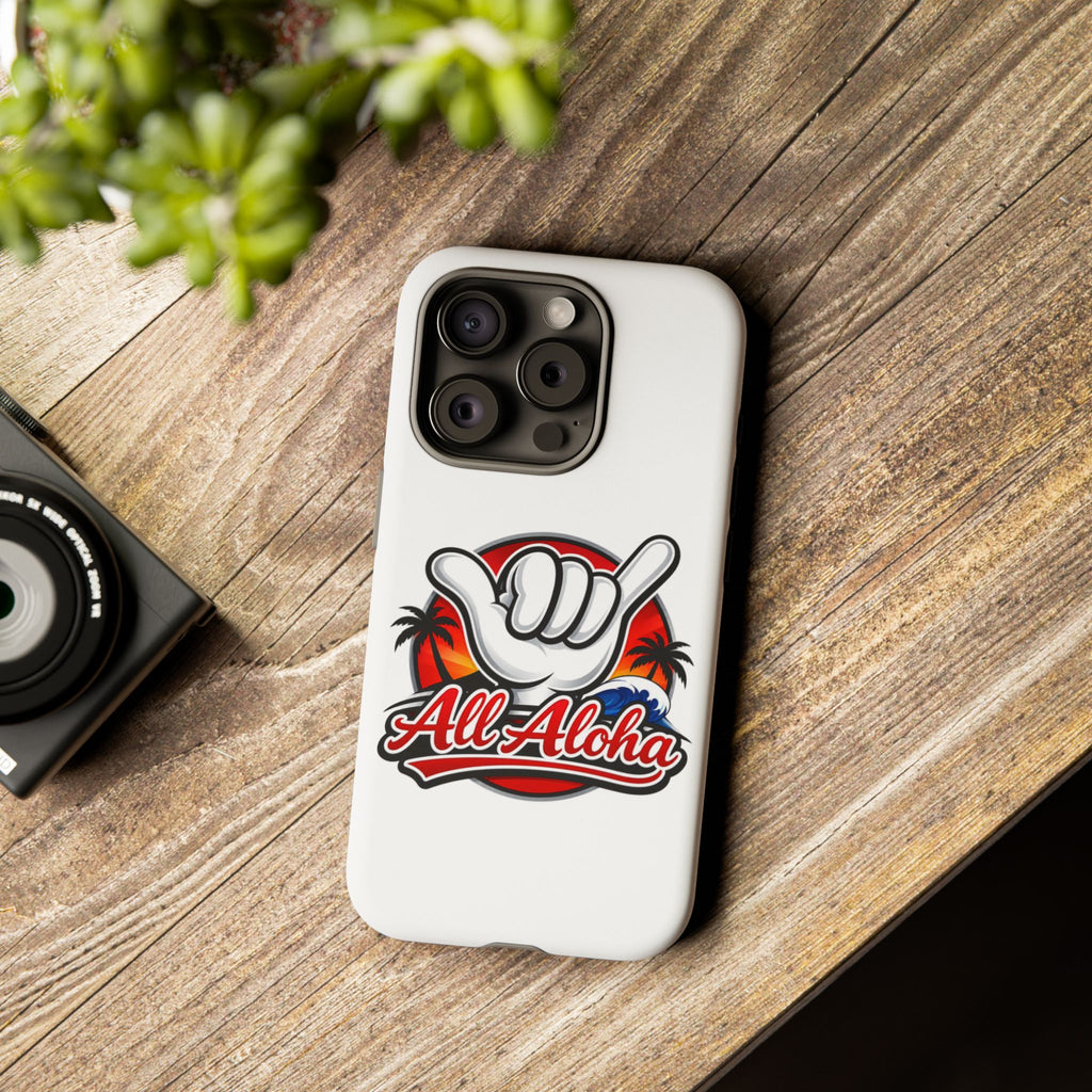 All Aloha Shaka Phone Case — Tropical Surf Protective Cover