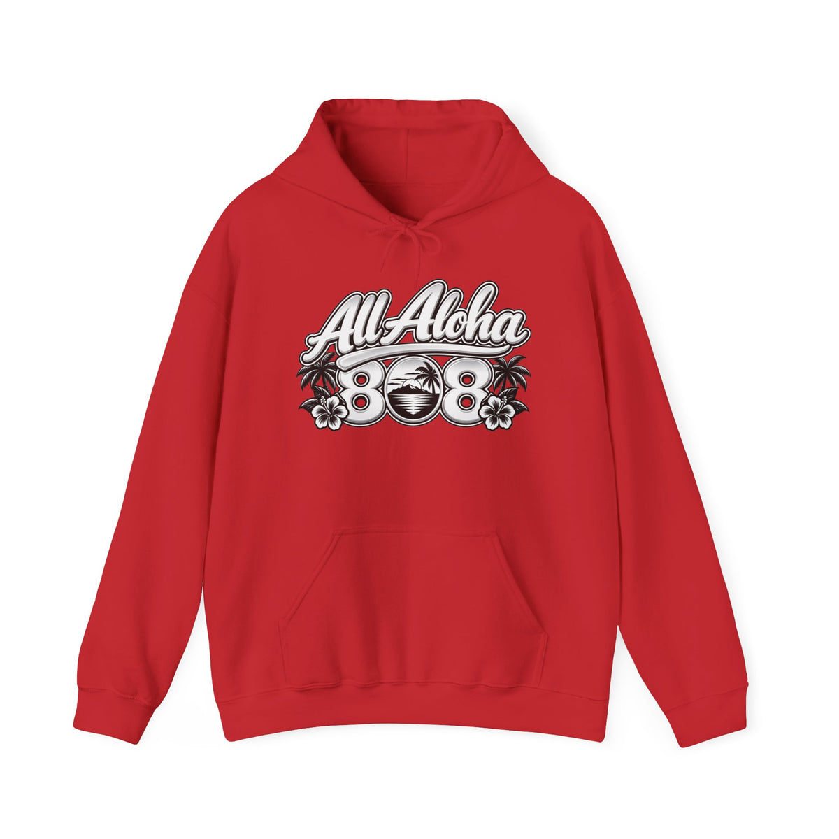 808 All Aloha Hoodie — Hawaiian 808 Pride Pullover