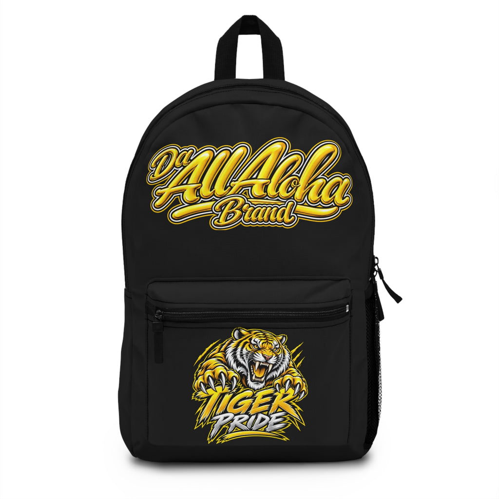 Tiger Pride Backpack — Do All Aloha Brand School Backpack (Yellow/Black)