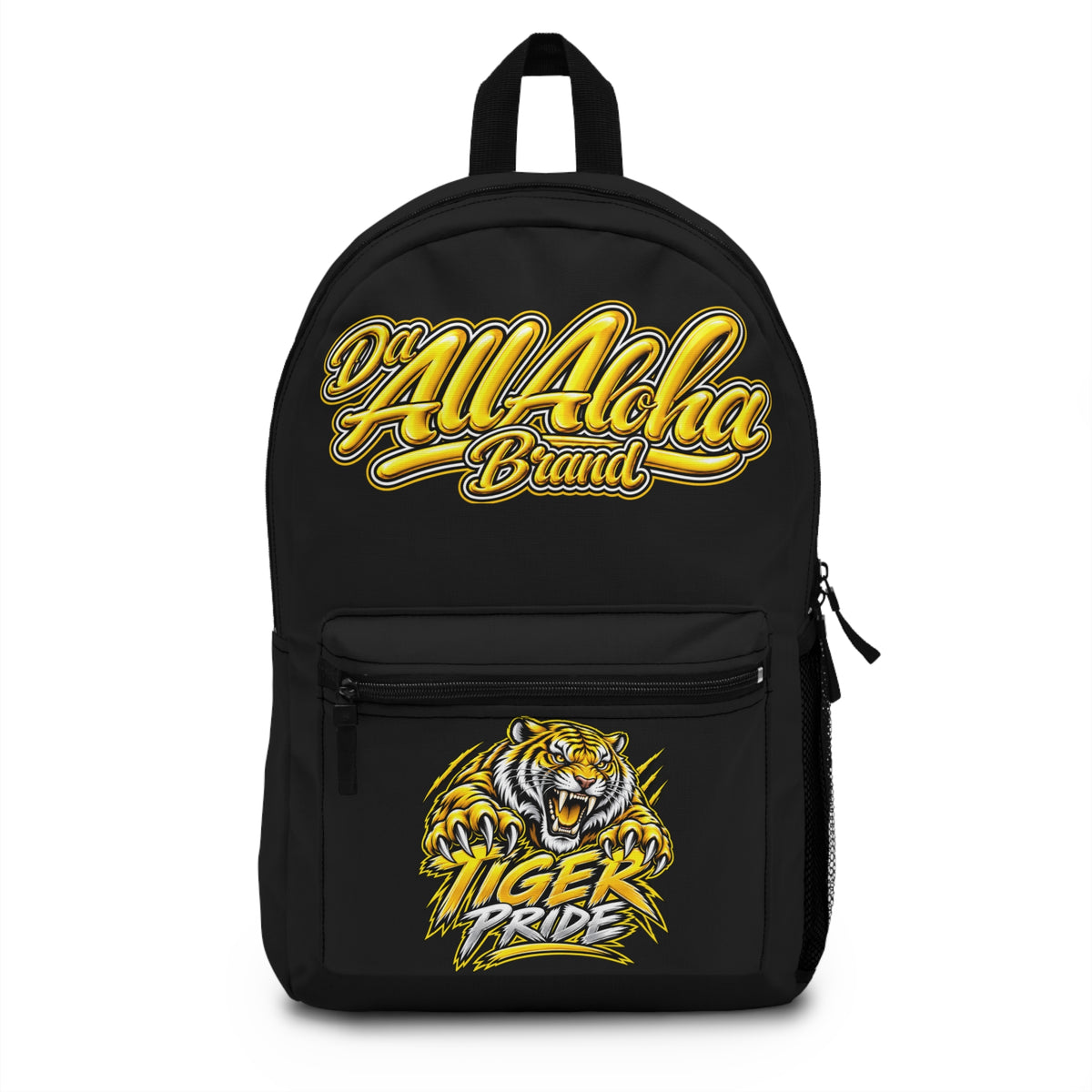 Tiger Pride Backpack — Do All Aloha Brand School Backpack (Yellow/Black)