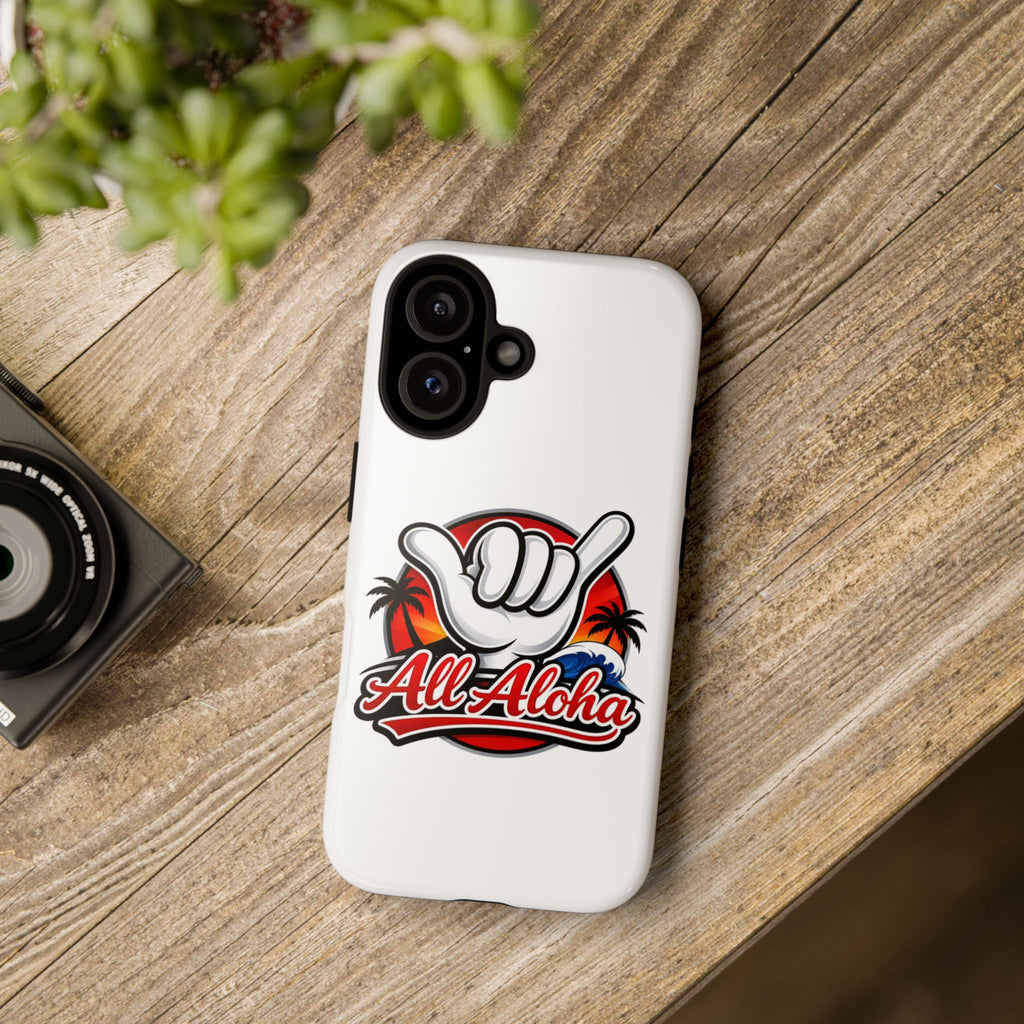 All Aloha Shaka Phone Case — Tropical Surf Protective Cover