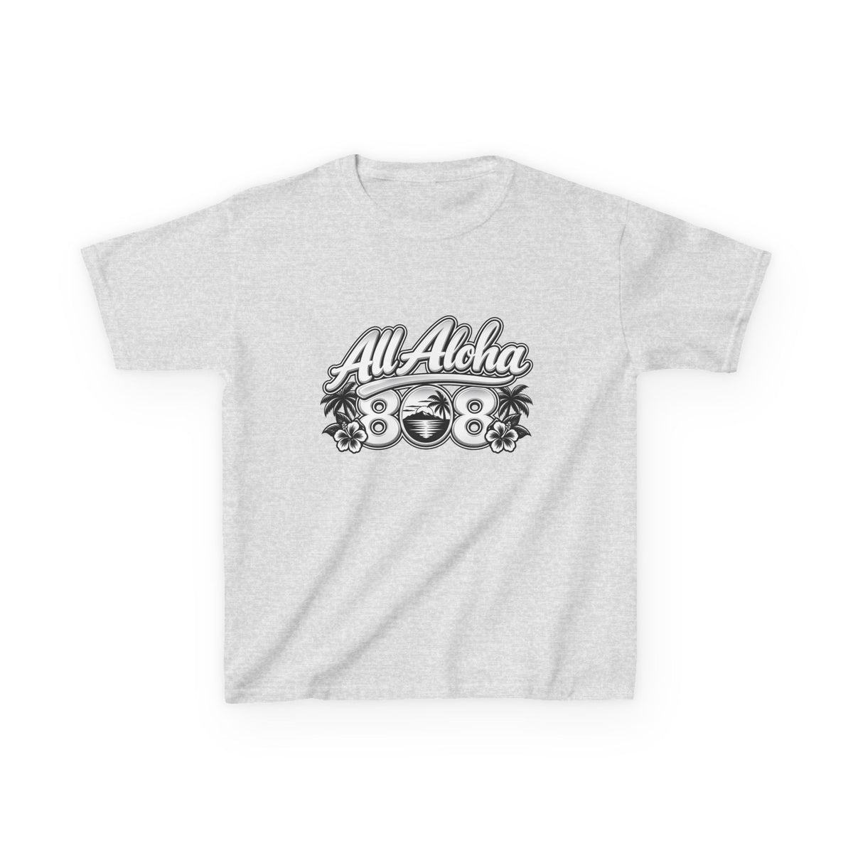 All Aloha Kids T‑Shirt — Hawaiian Surf Beach Graphic Tee