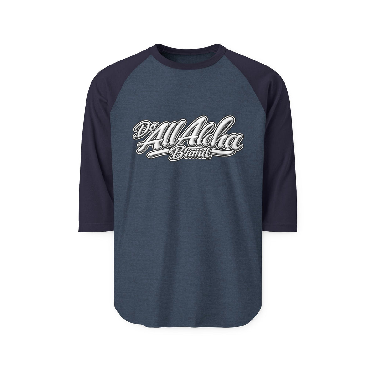 All Aloha Raglan Shirt — Vintage Script Baseball Tee