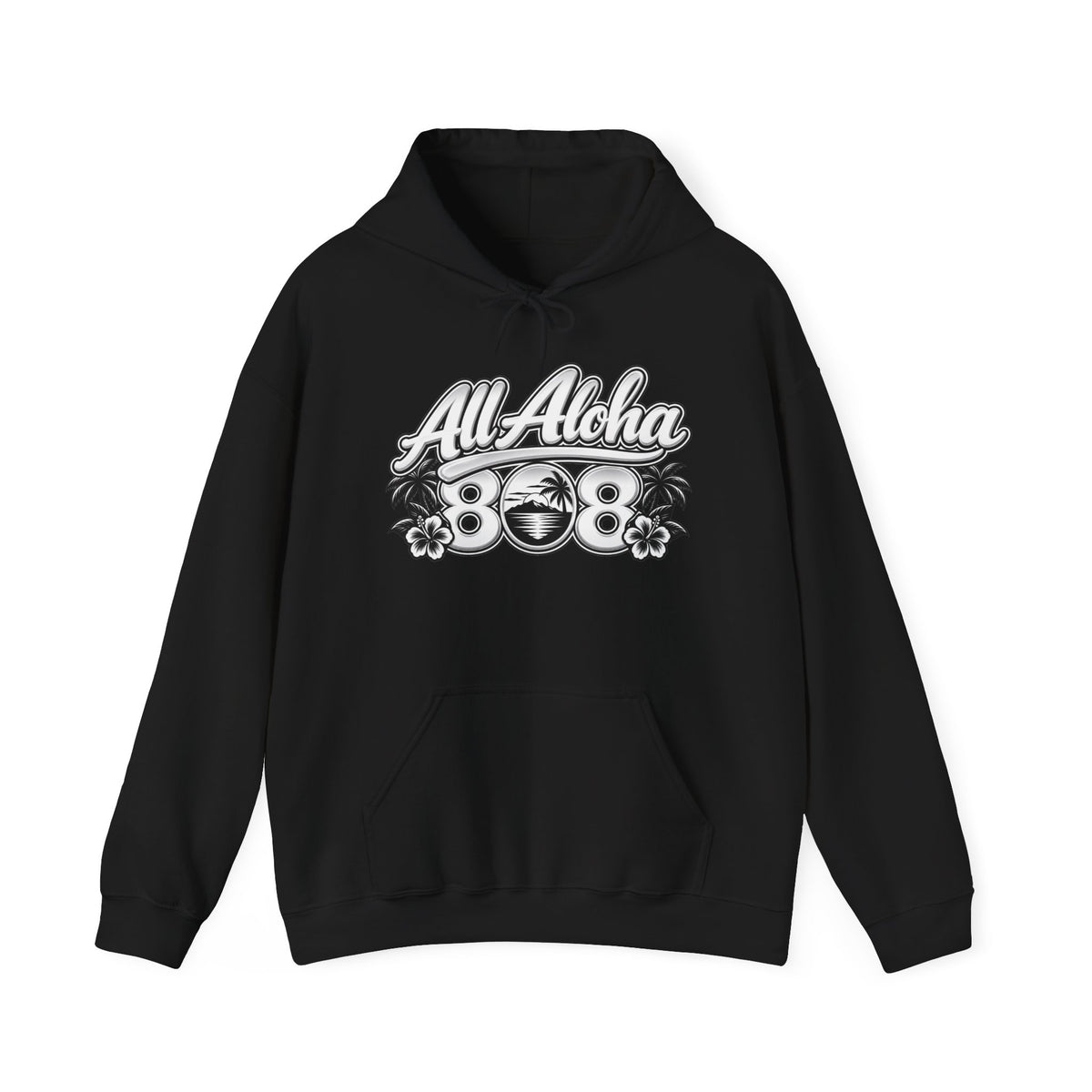 808 All Aloha Hoodie — Hawaiian 808 Pride Pullover